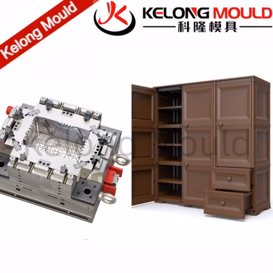 Injection Mould for Stackable with Wheels Plastic Foldable Storage Box
