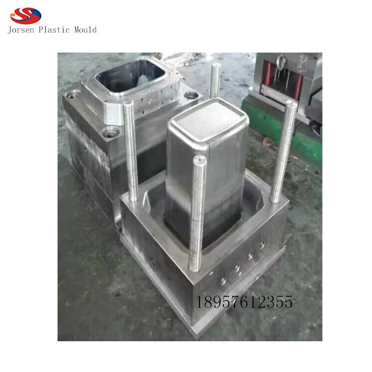 Specializing in Manufacturing 30L 50L 80L 100L Outdoor Large Capacity Trash Can Mold/Plastic Trash Can Mold