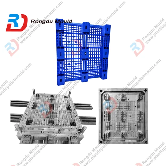 Stampo per pallet ad iniezione per logistica in plastica da 1400X1200X150mm