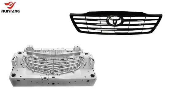 Stampo per iniezione di plastica per pezzi di ricambio automatici per utensili per griglie per auto personalizzate